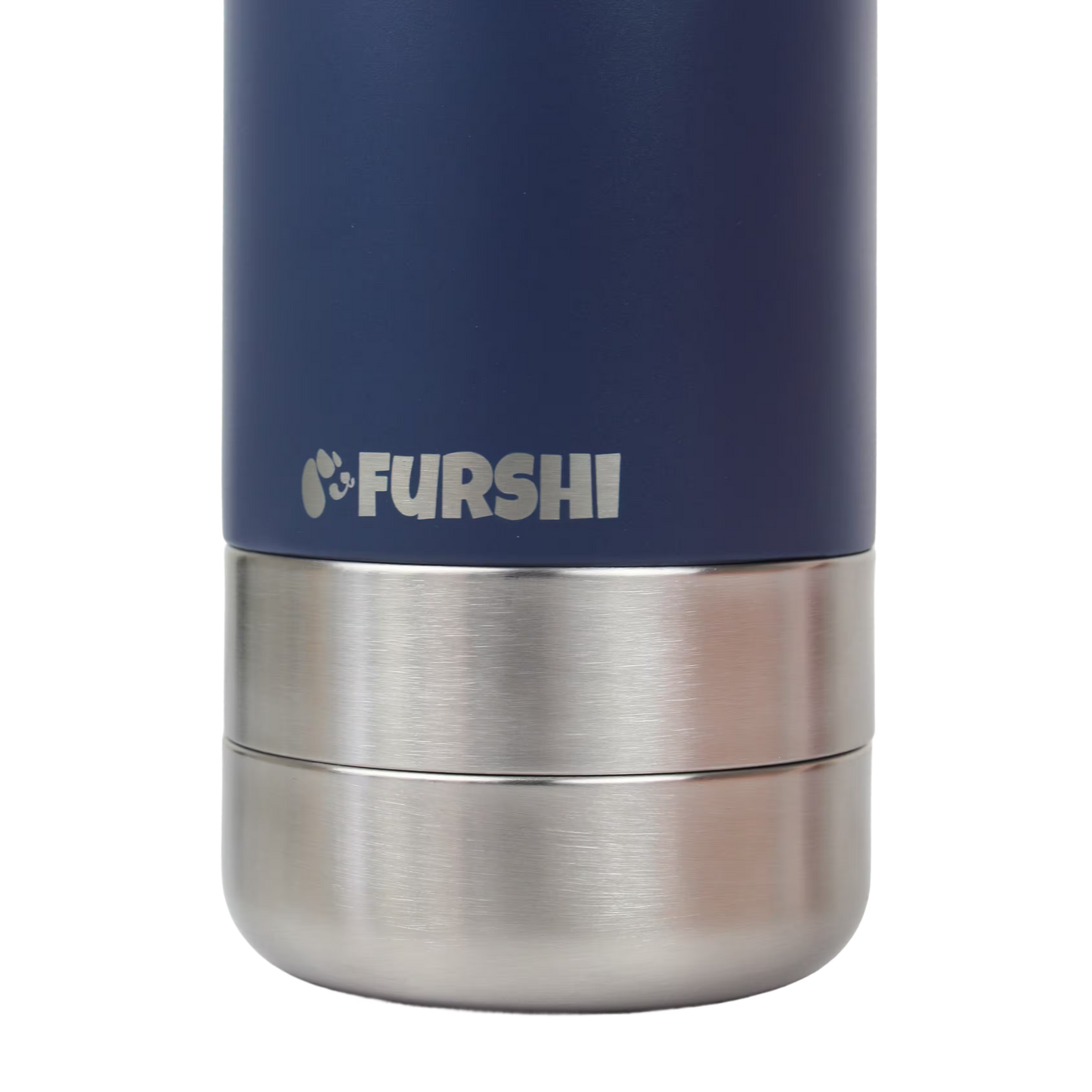 Navy Furshi Pet Owner and Dog Water Bottle