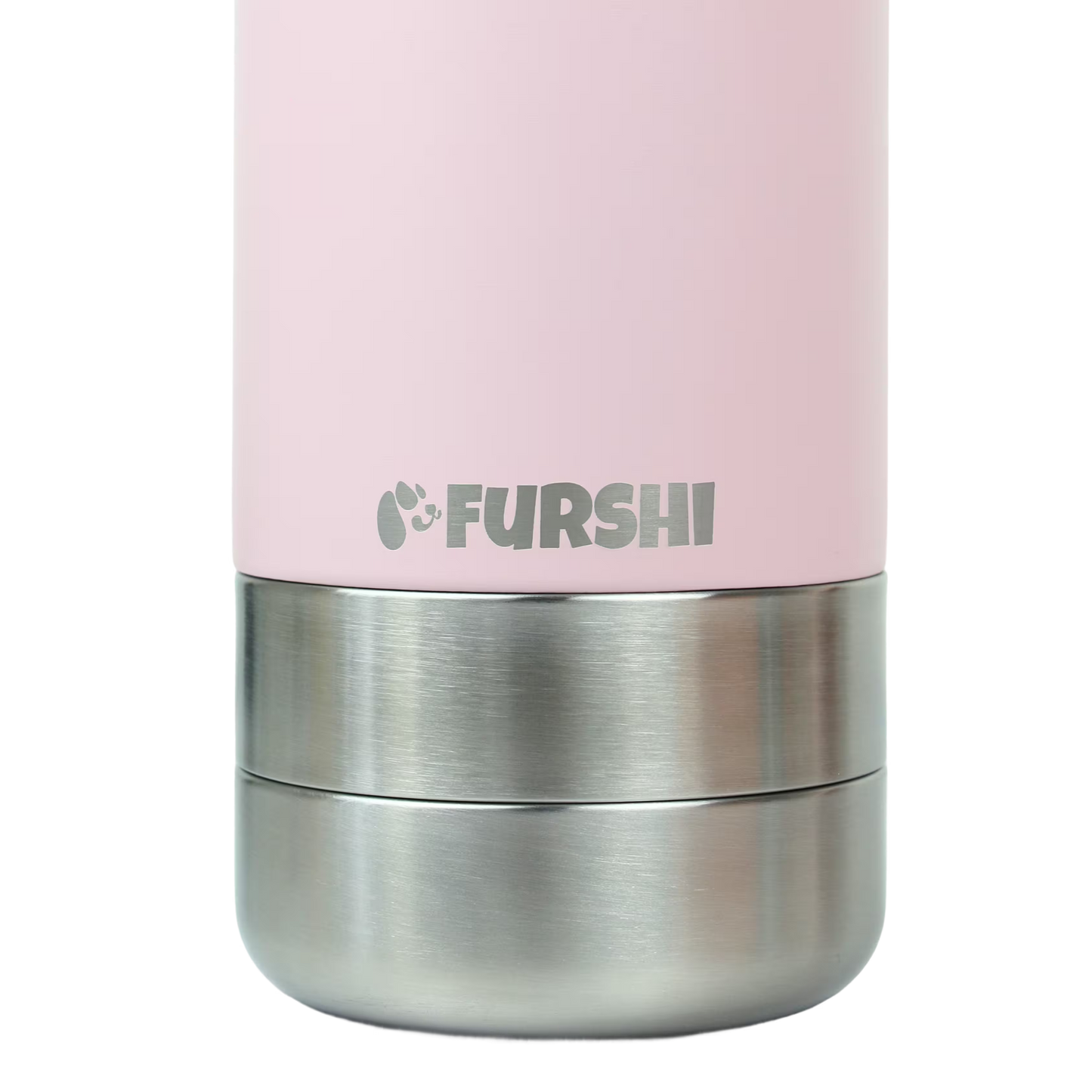 Pink Furshi Pet Owner and Dog Water Bottle