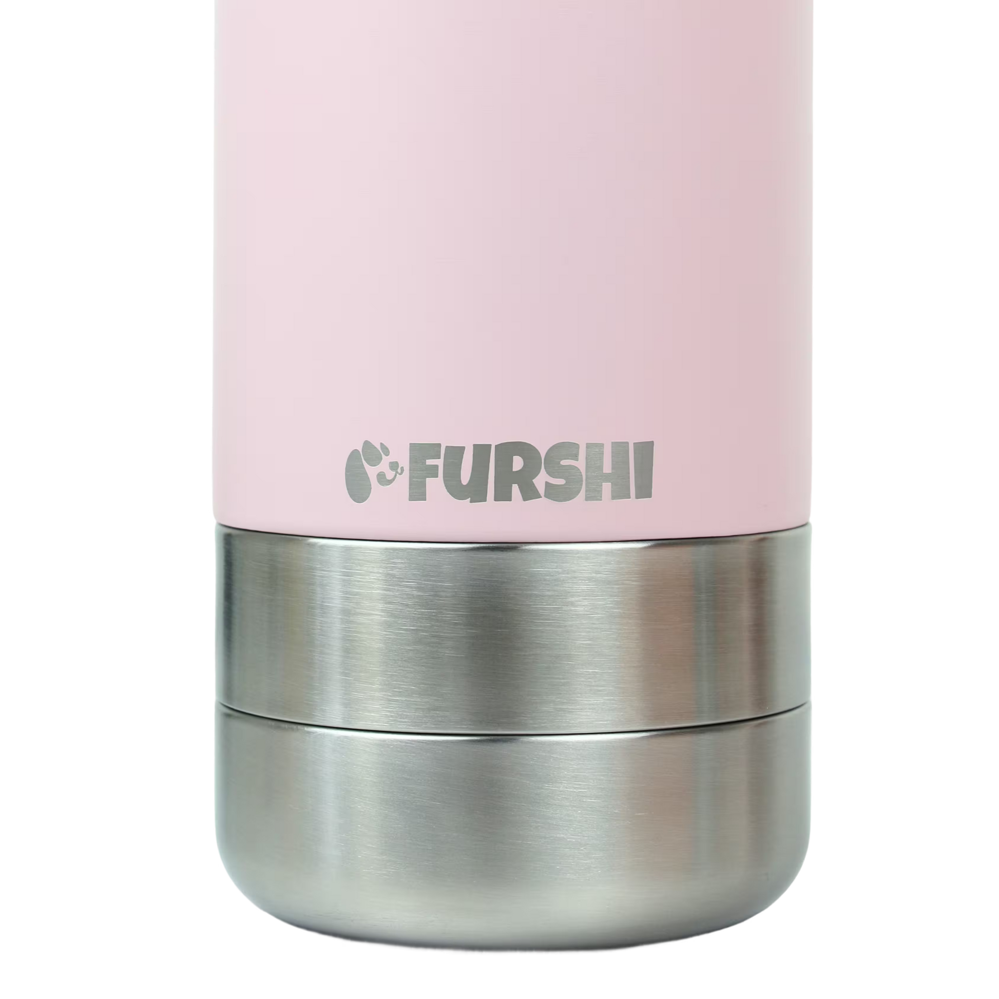 Pink Furshi Pet Owner and Dog Water Bottle