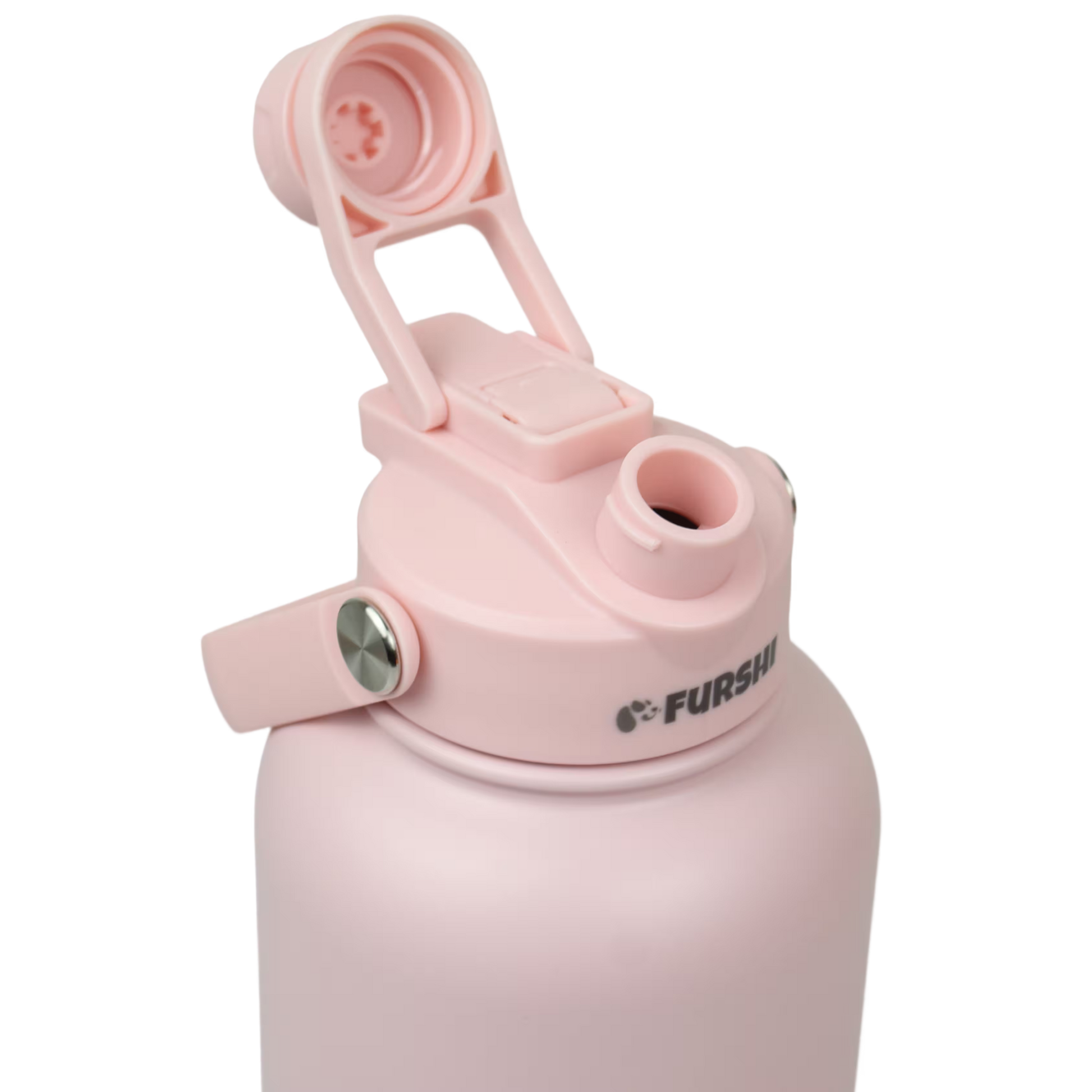 Pink Furshi Pet Owner and Dog Water Bottle