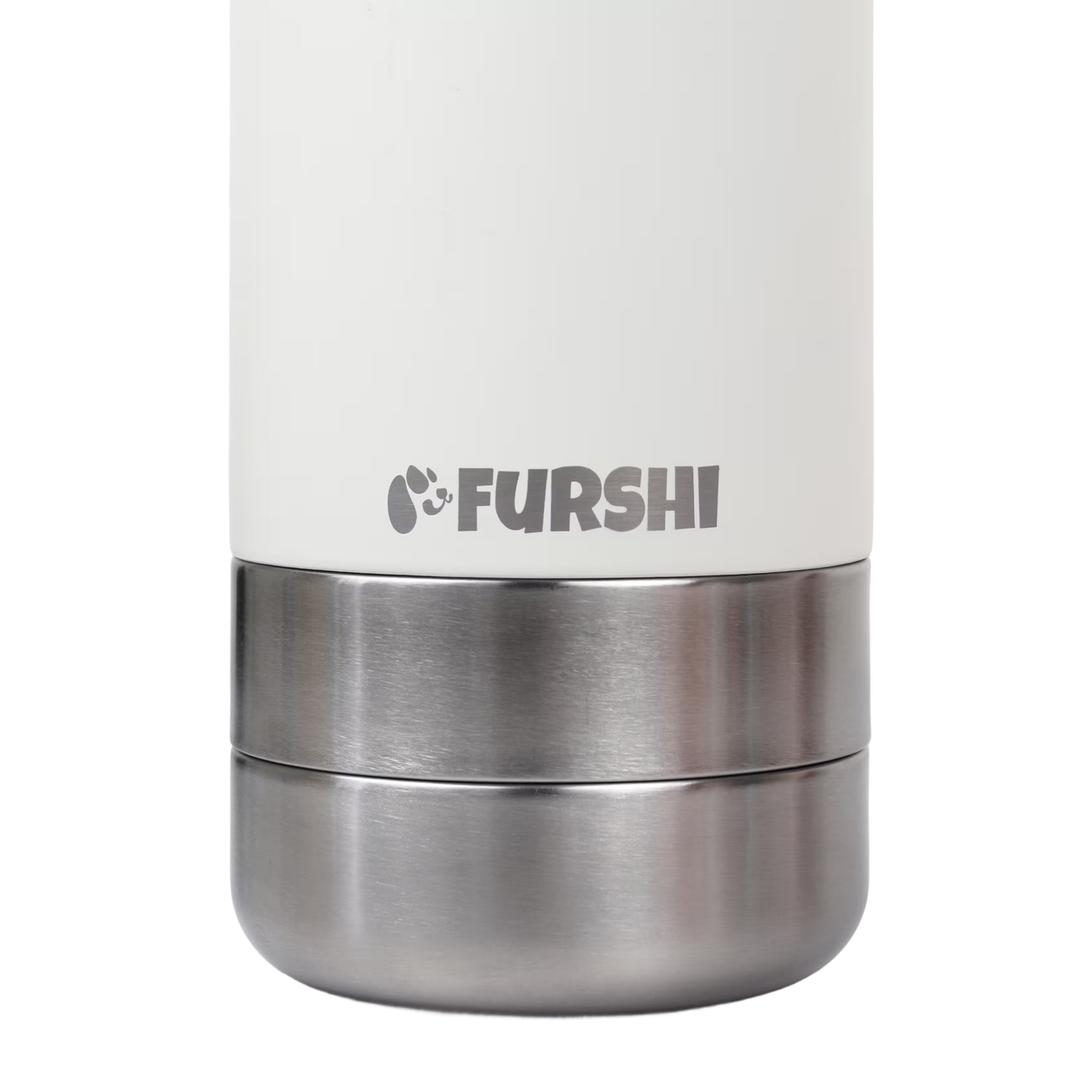 White Furshi Pet Owner and Dog Water Bottle