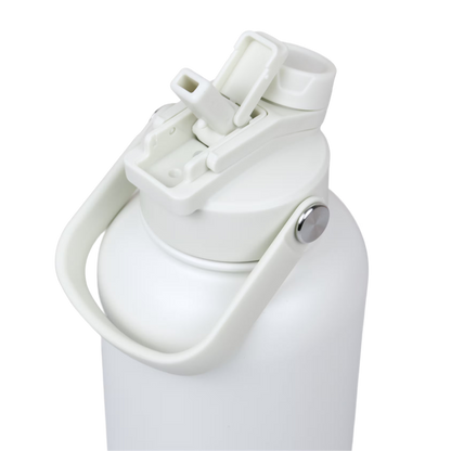 White Furshi Pet Owner and Dog Water Bottle