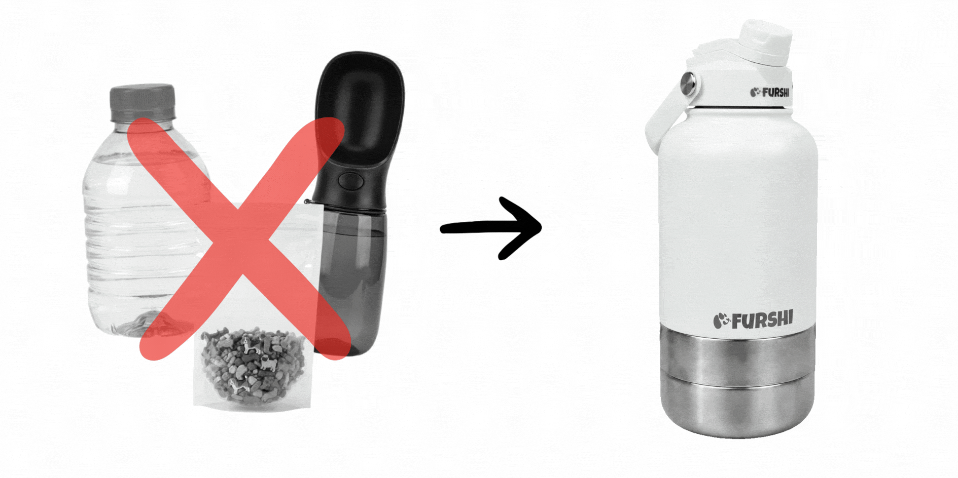 The Furshi 3-in-1 bottle in action